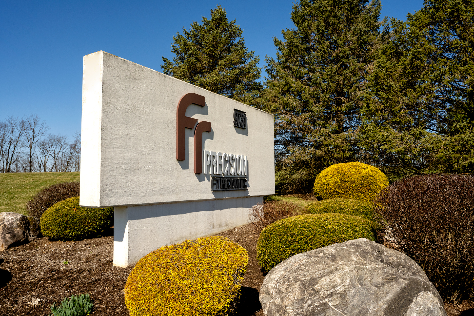 FT Precision sign